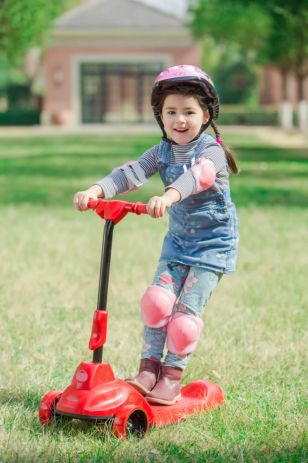 
foot pedal kids kick scooter electric scooter 