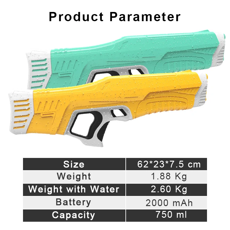  2021 Agreat Water Wat Gun Boys Bullet Electric Gel Blaster Electirc Toy