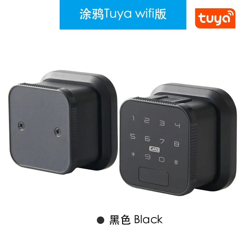Single locking tongue  Tuya WIFI(or Ttlock)  fingerprint password Smart lock RFID Card