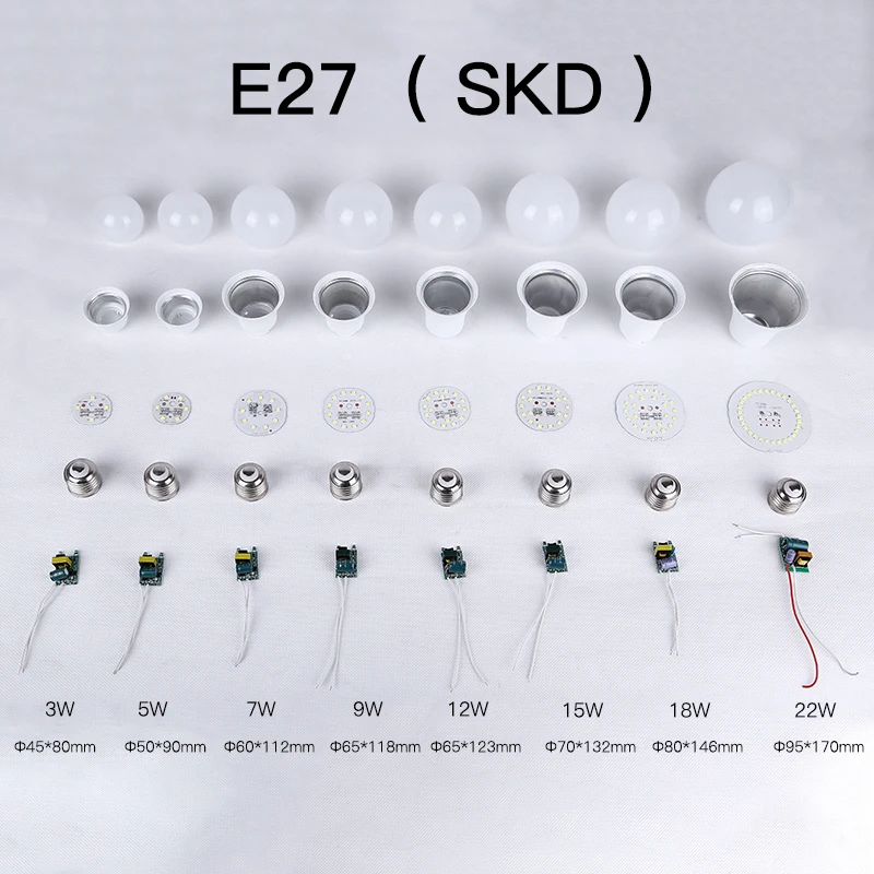 Cheap led bulbs wholesale Small mini china led electrical lights 3W led bulbs/led bulb with E27/B22 lamp holder