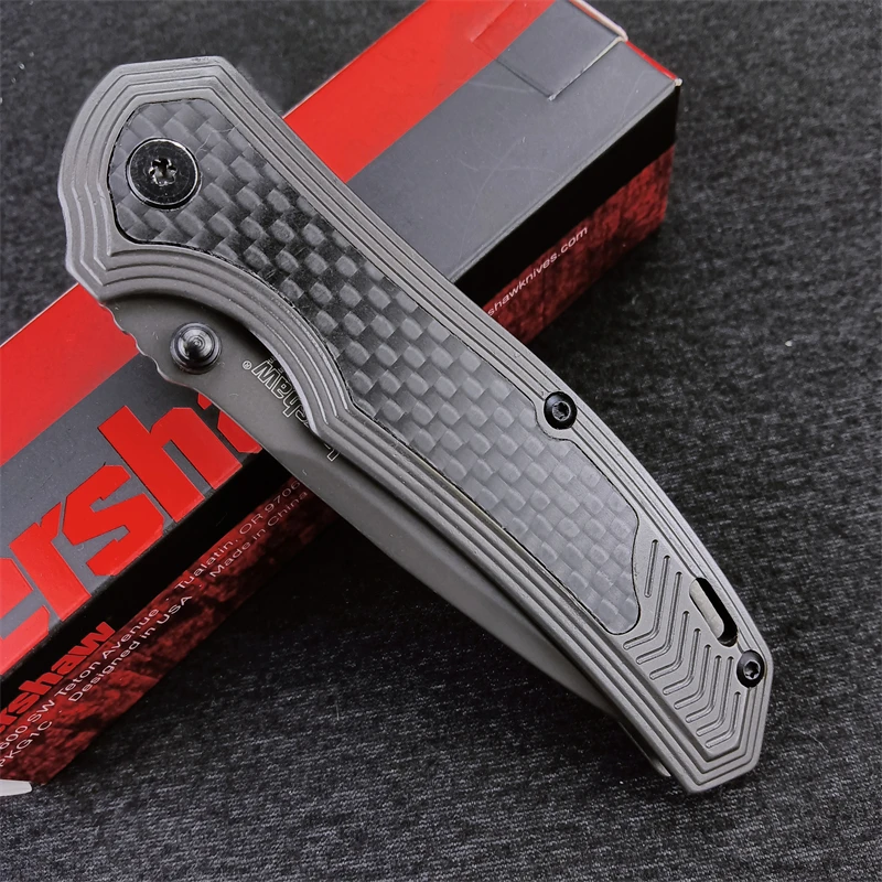Kershaw 8310 EDC Carbon fiber Handle tactical Folding Pocket knife Camping survival hunting knives
