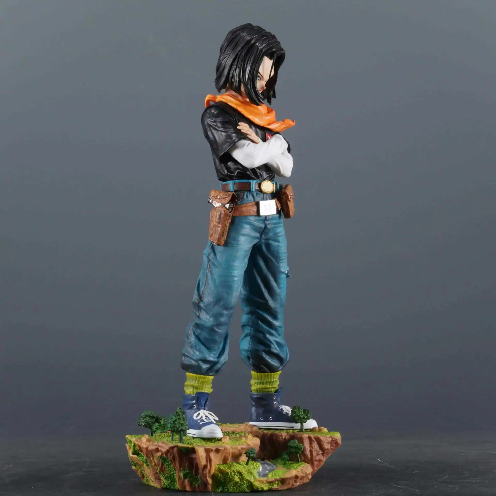 2024 новый завод оптовая продажа 29 см Android 17 сменный бюст фигурка дракона DBZ коллекция из ПВХ украшение комнаты
