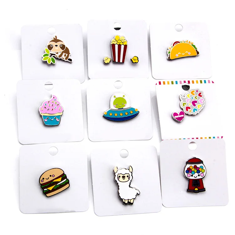 China Manufacturer Custom 3d Print Box Shaped Metal Soft Gold Enamel Pin Badge Animal Cartoon Lapel Pin