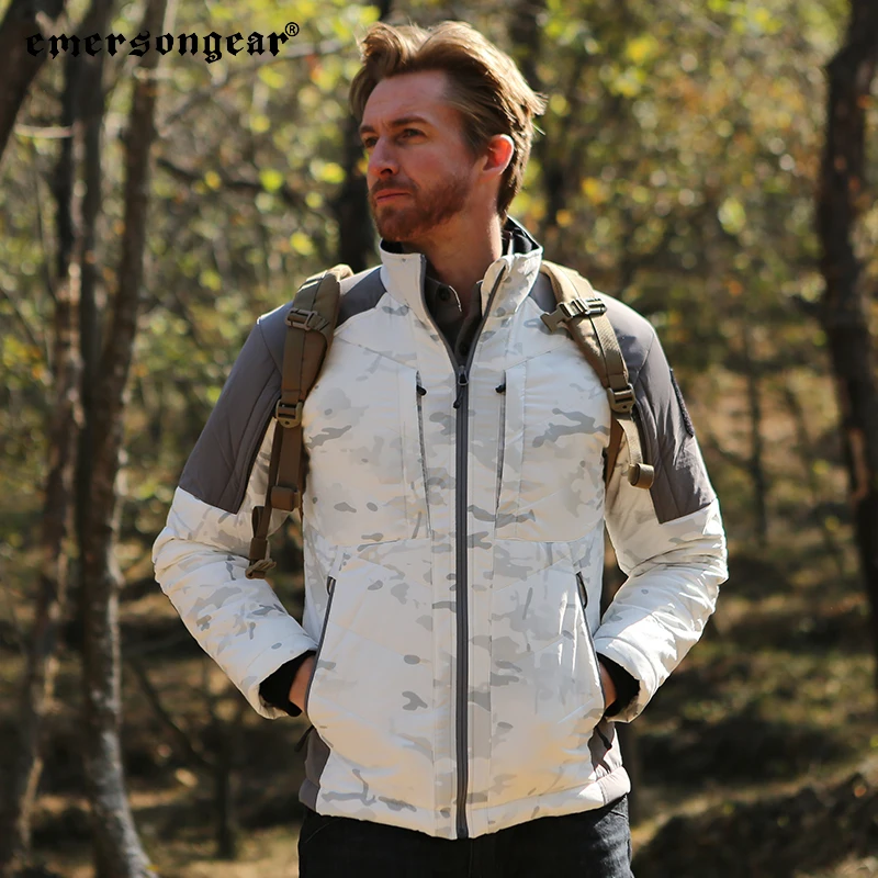 
 Emersongear Warm Windproof Jacket Multicam Bomber Outdoor Lightweight Coat Winter Life Men Camo Fashion Jacket  