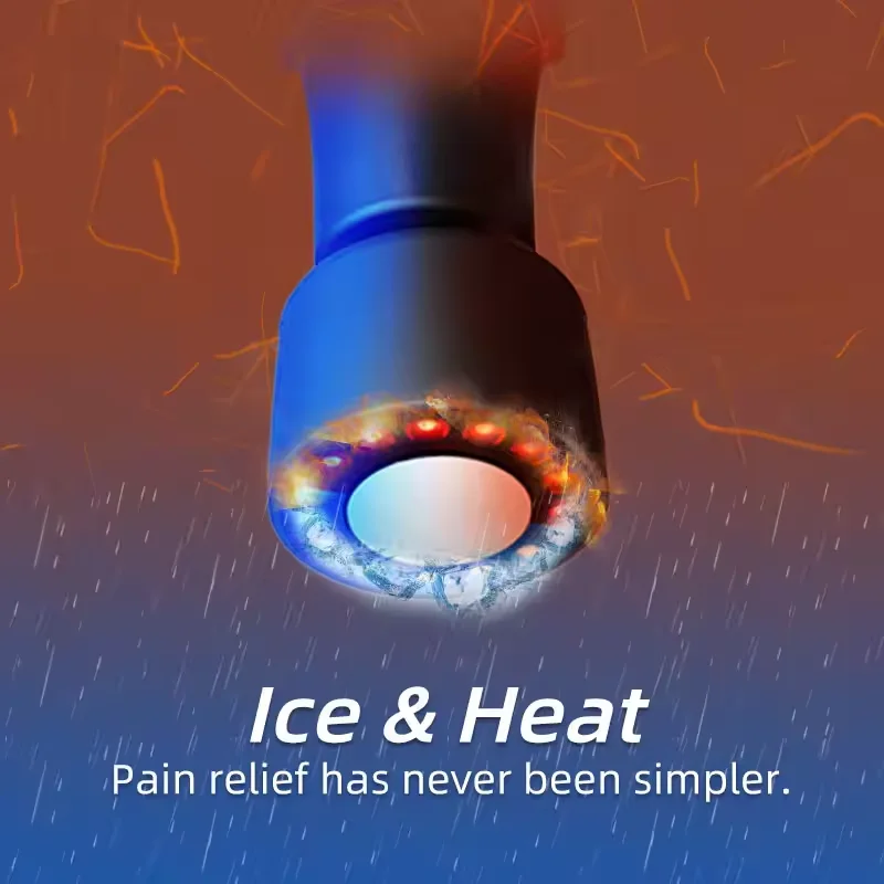 Professional Physiotherapy Massage Gun With Cold And Hot Compress Deep Tissue Muscle Fascia Gun