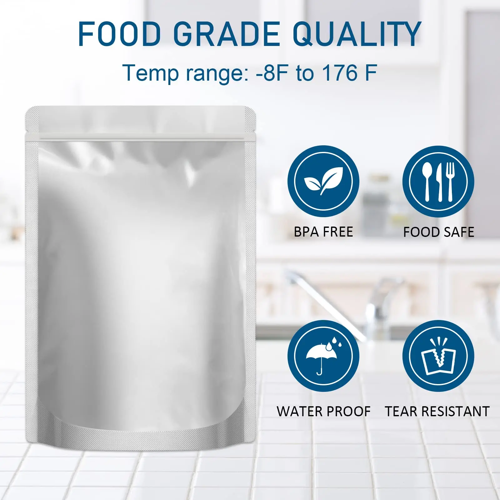 Custom vegetable seeds packaging spice mix plastic packaging mylar bags with custom printed