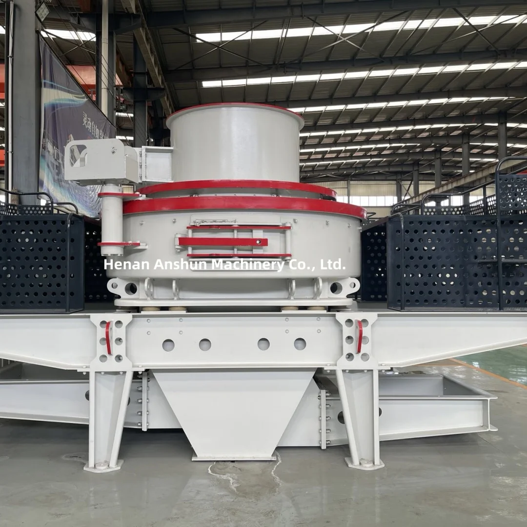 mining aggregate stone rock pebble vertical shaft impact crusher artificial sand maker for sale