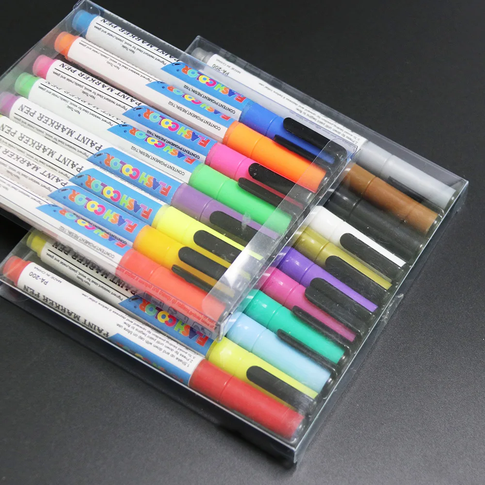 Hot Sale School Supplies for Children School Beautiful Color Doodle Advertising Note Number Painting Marker Pen