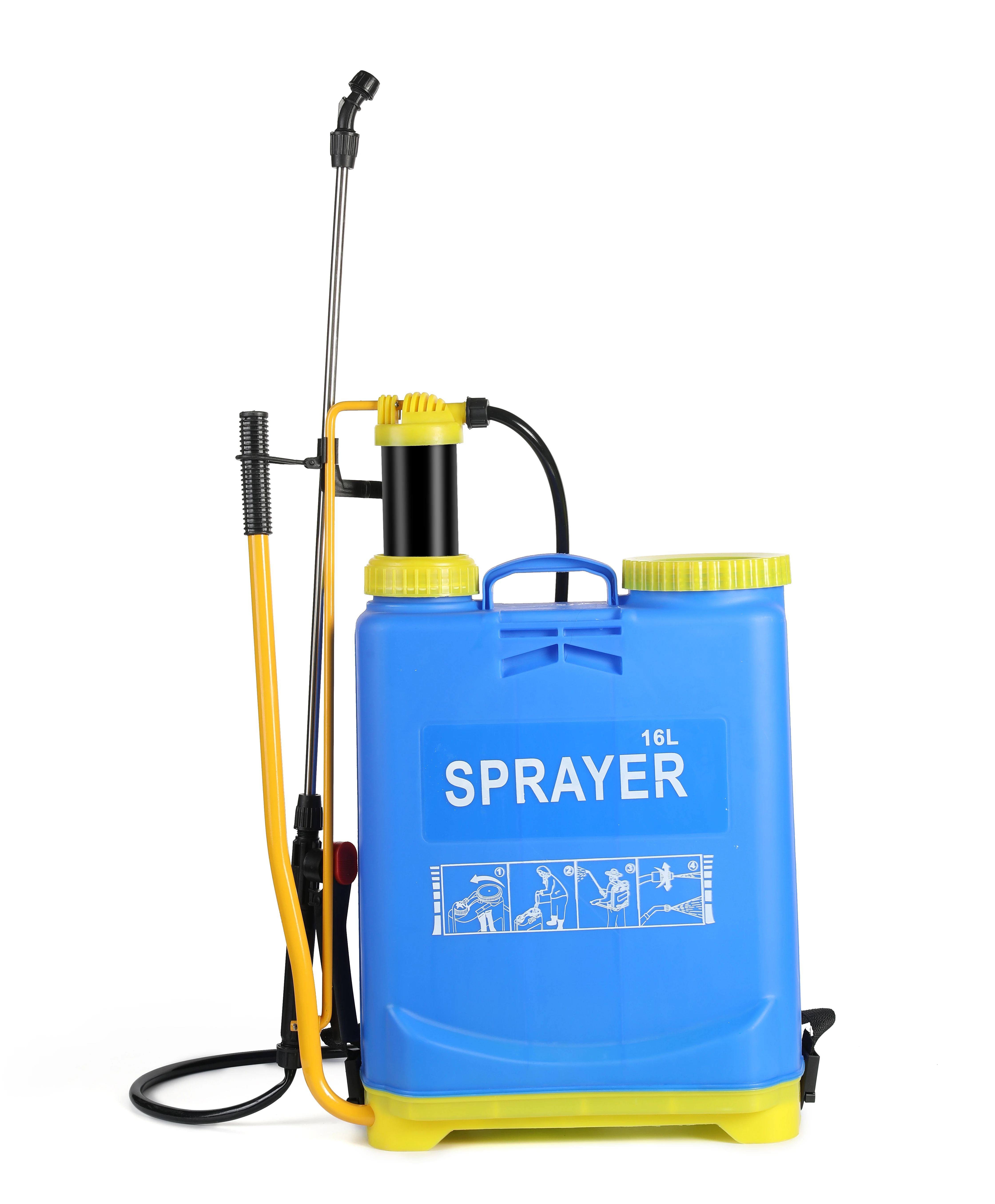 16L Plastic Backpack Manual Sprayer
