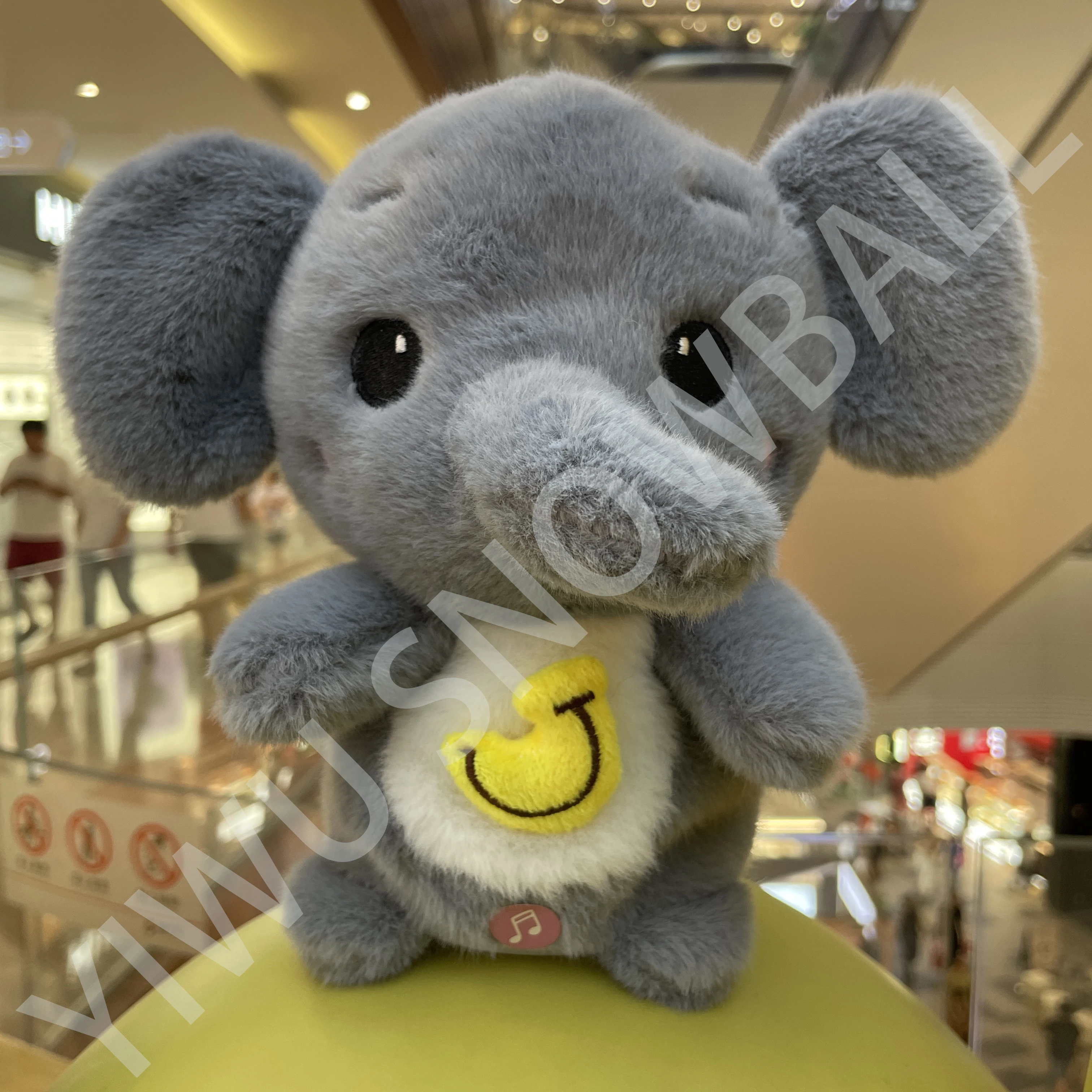 High Quality Soft Kawaii Educational Talking Singing Musical Elephant Stuffed Animal Elephant Plush Electronic Toy Gift For Kid