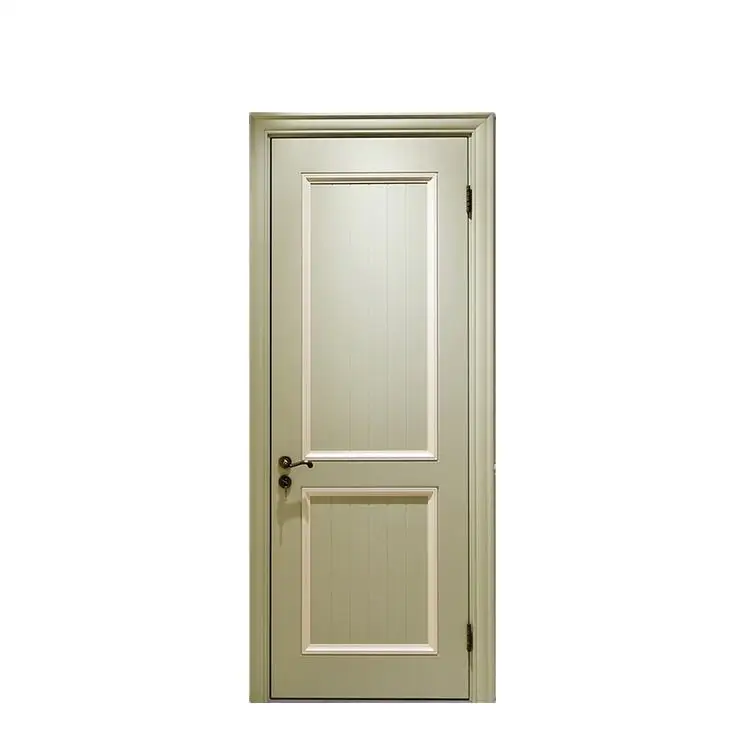 Made in china Fireproof teak wood front door solid wooden door