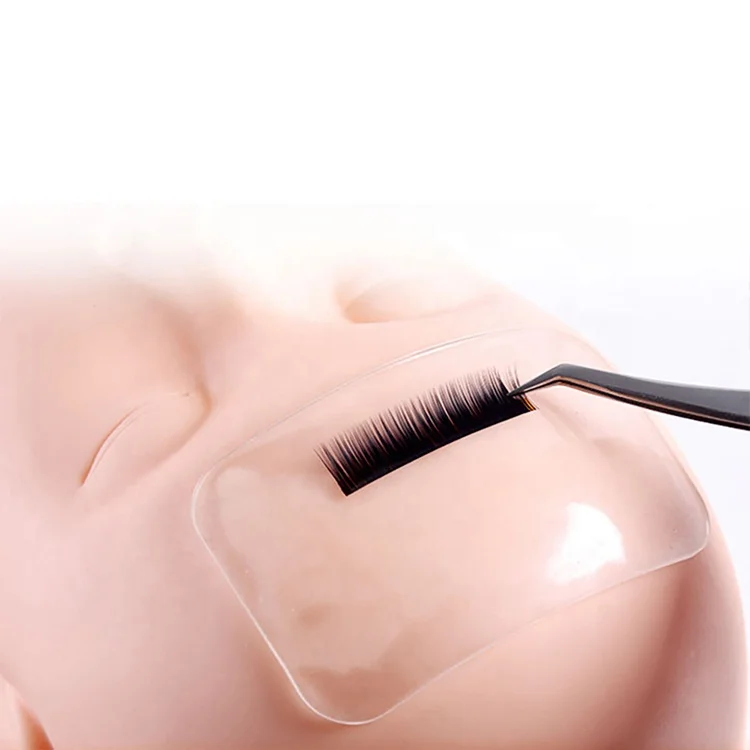 Wholesale Hot Selling Training Mannequin silicone pad Practice Make Up Model Eyelash Extensions Forehead Pads