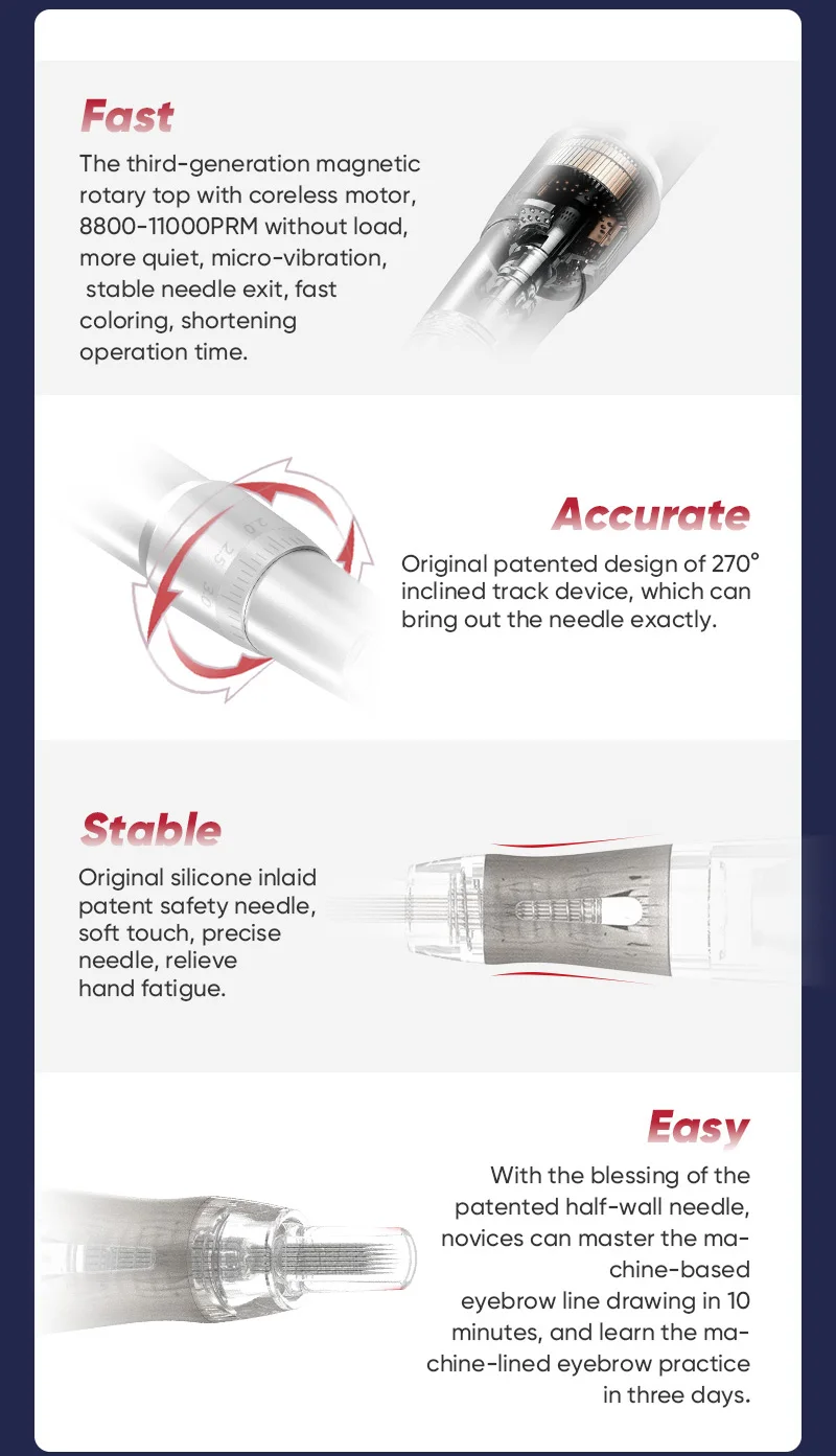 Excellent Customizing Microshading Machine Wireless Pmu Free Shipping Customizing Powder Brows Nano Embroidery Pmu Device