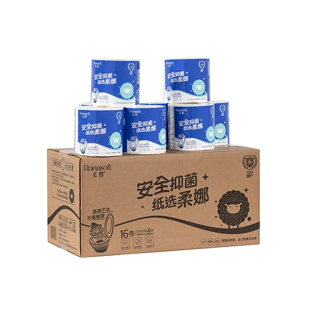 3ply toilet paper big roll wholesale price toilet tissue paper roll 16 volumes