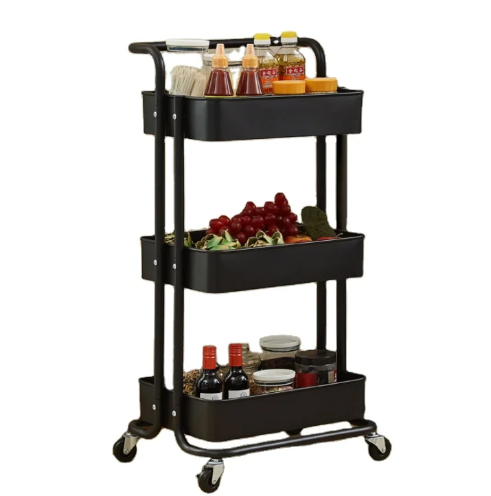 
Hot sale adjustable stainless steel makeup trolley beauty trolley acrylic trolley organiser 