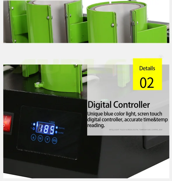 All five in one combo 5in1 Mug heat press machine for 11oz sublimation mug