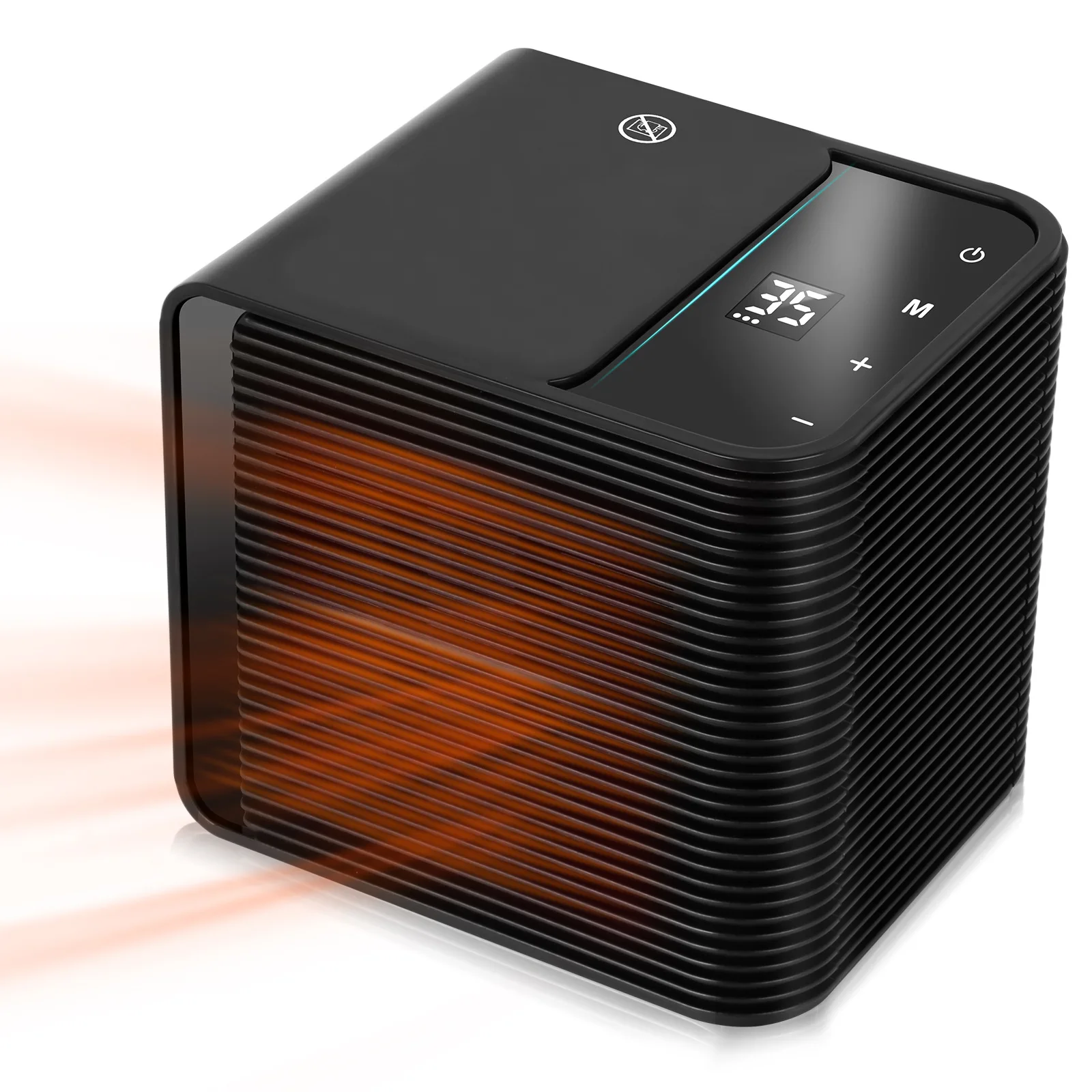 
 2021 New Arrival Desktop Portable Mini Electric Heating PTC Fan Heater Body Mini Electric Heater Heter Electric Heater  