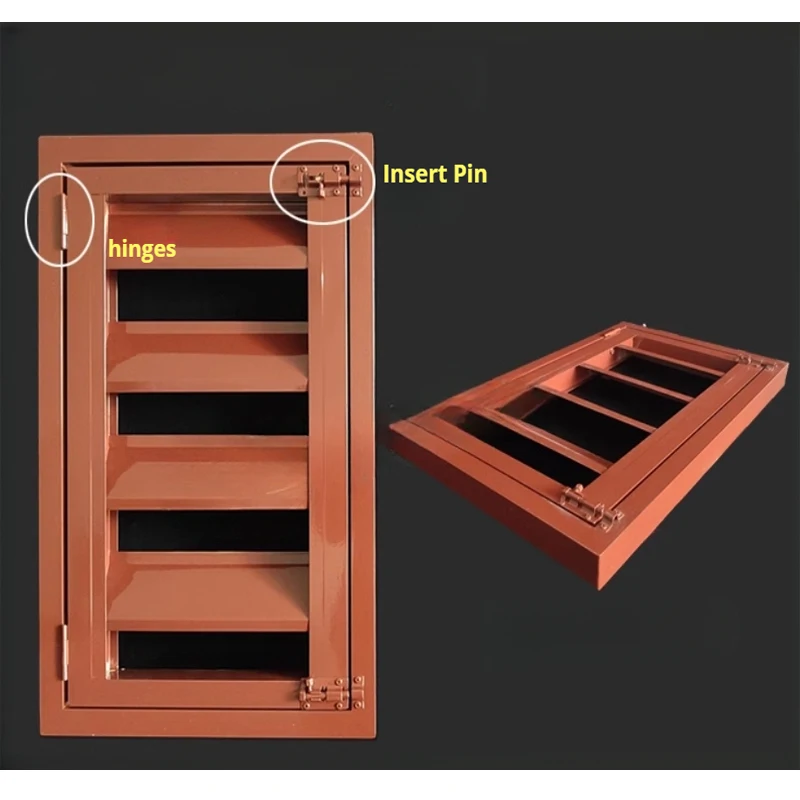 Aluminum louver Sun Insulating Sound Insulation Decoration Louvers Shutter Blinds