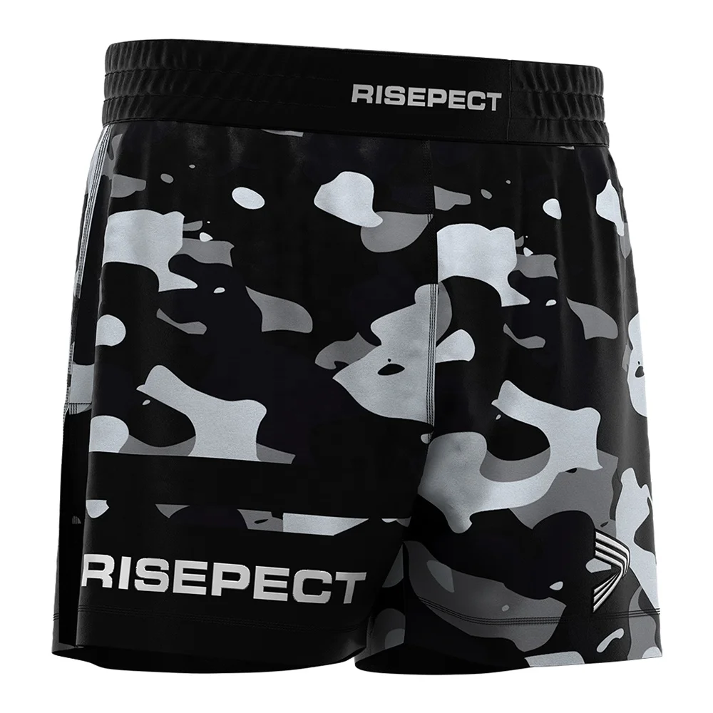 Hot Sale Workout Team Training Bjj Martial Arts Training Mma Shorts With Long Slits