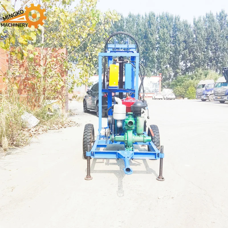 22HP-35HP Family Use Underground Deep 150-200 Meters Water Mine Drilling Rig Borehole Drilling Machine