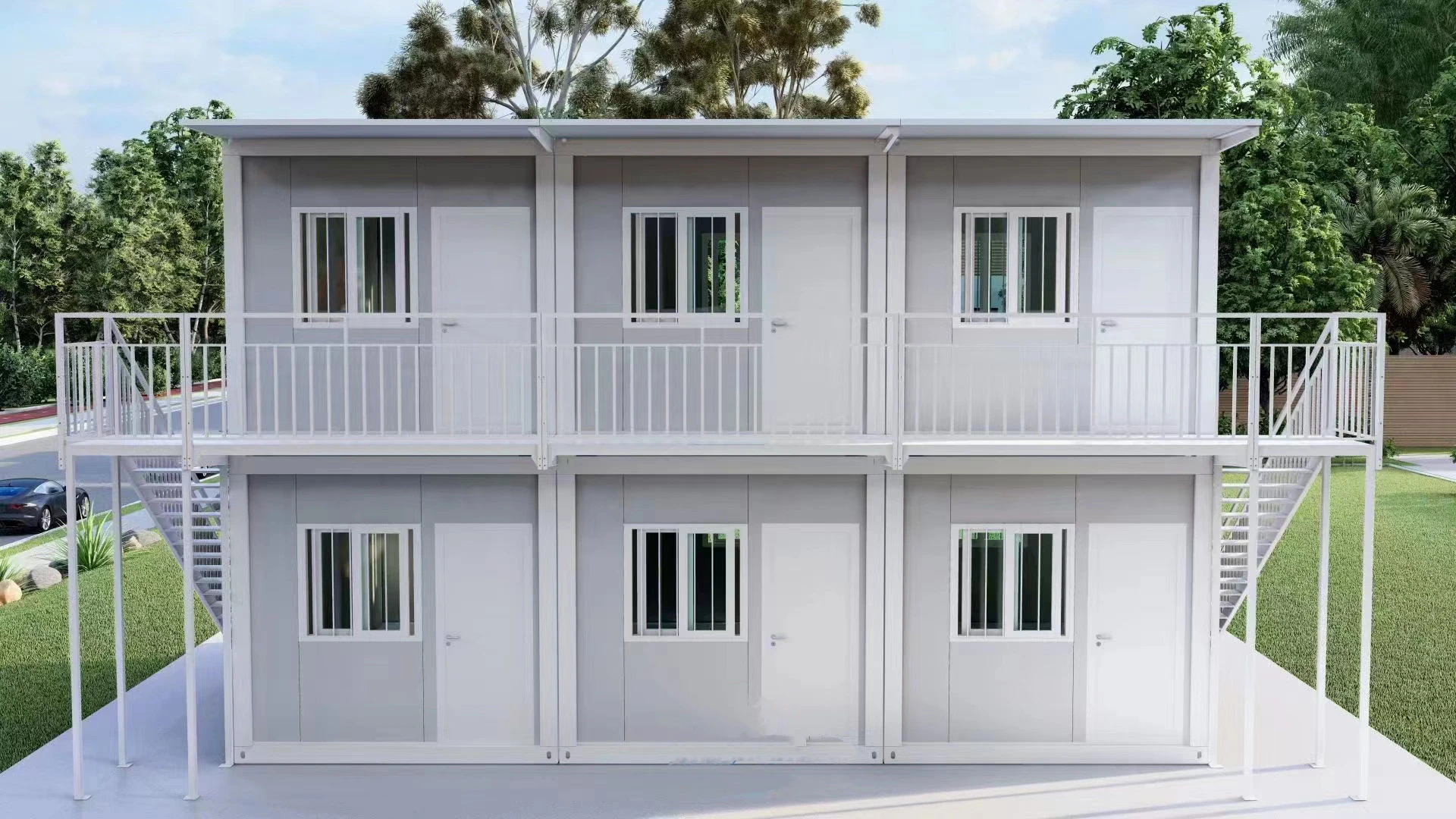 Prefab Detachable Container House Luxury Flat Pack Container House Mini Modular homes