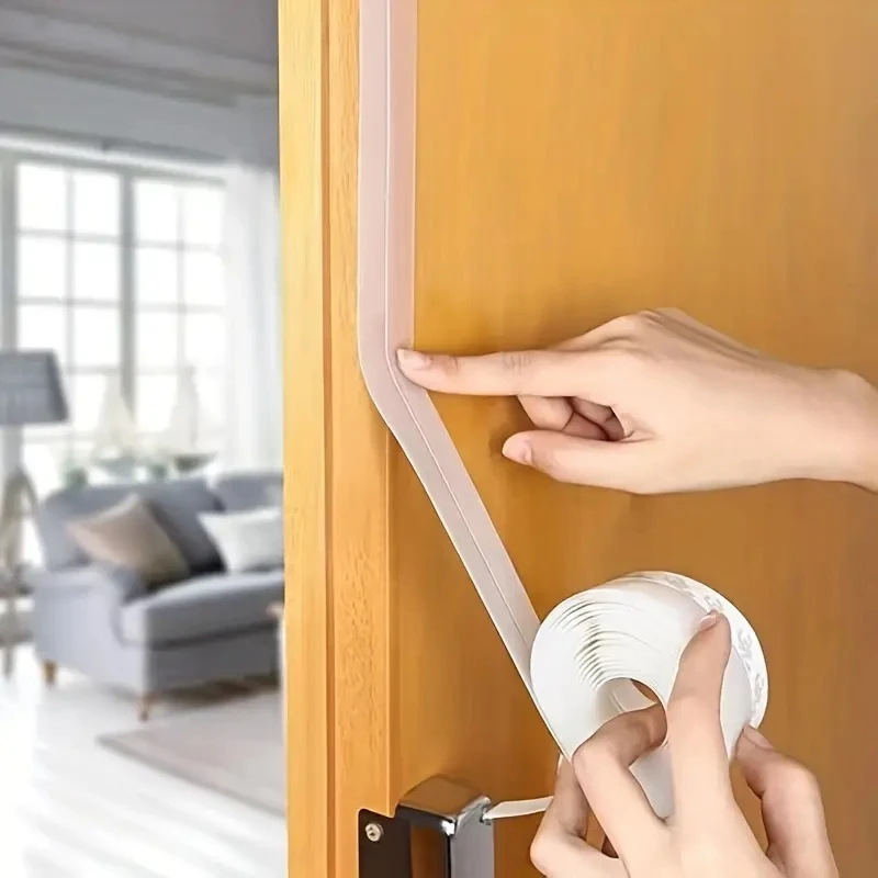 Door Bottom Seal Self-Adhesive Door and Window Sealing Strip For Door Bottom and Window Gaps Weatherproof