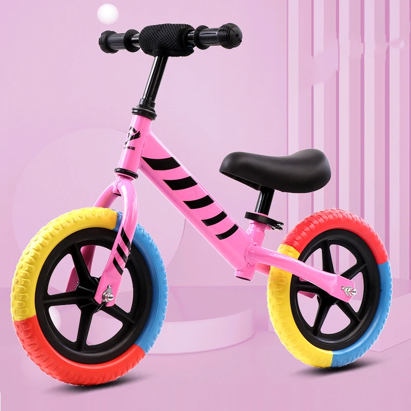 12 inch children carbon wheels no pedal bicycle kids balance car
