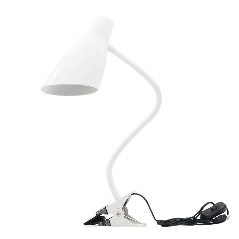 lampshade led nail table lamp 7W clip professional led desk lamp