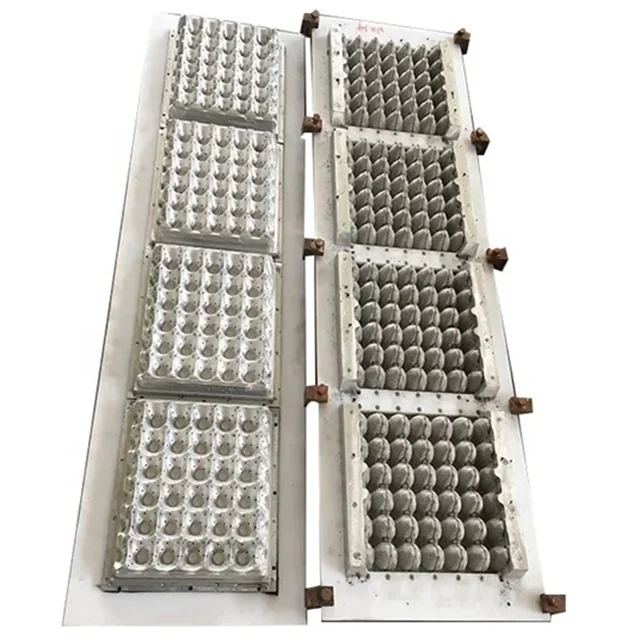 Aluminum egg tray carton mold for egg trays and egg box