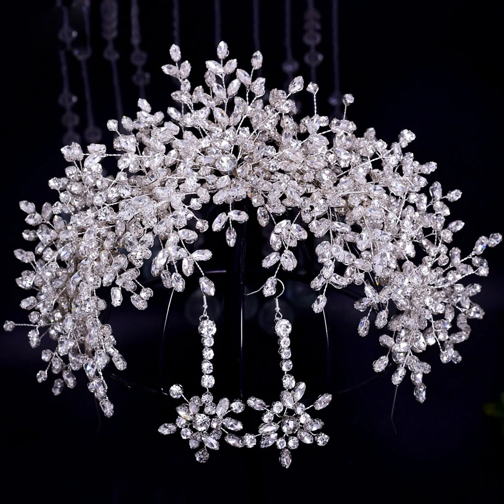 Bridal Headpiece Hair Jewelry Wedding Accessories Exquisite Popular CZ Zirconia Wedding Hair Vine Hairband for Women