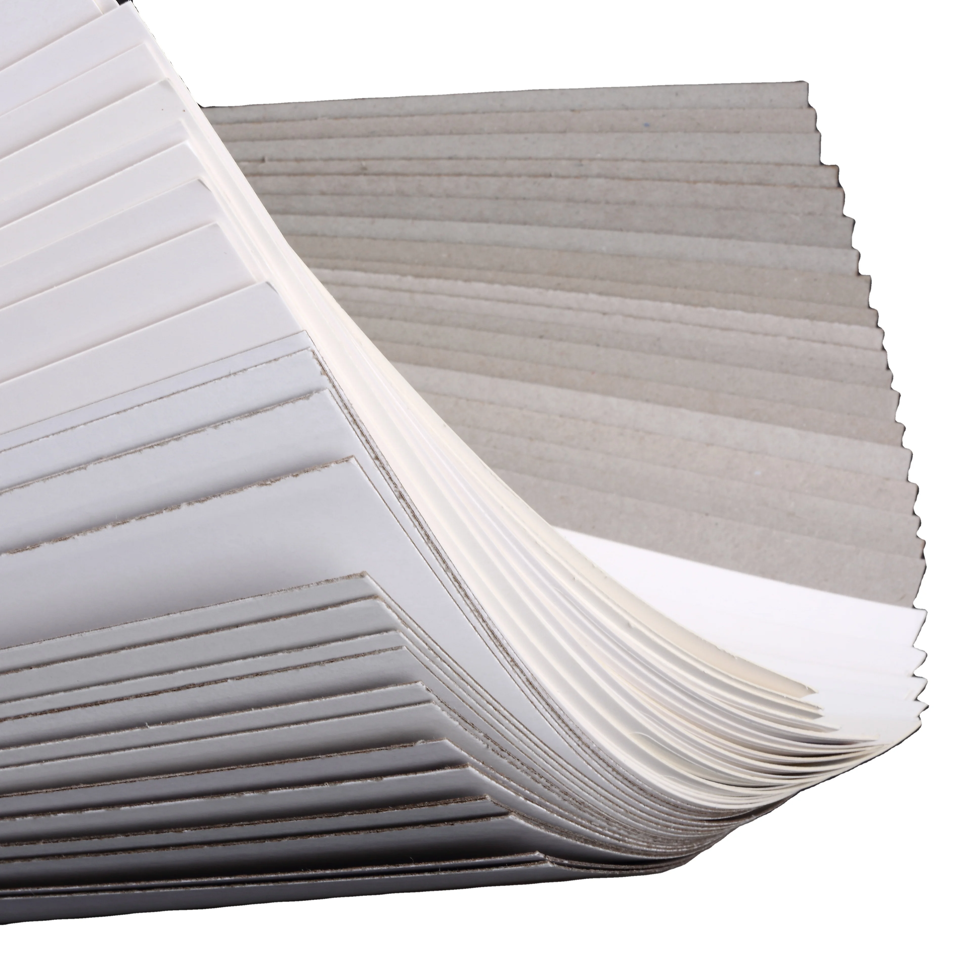 
250gsm 300gsm 400gsm 500gsm Duplex Raw Rolling Paper King Size Slim White Grey Back Paper Board With Factory Price 