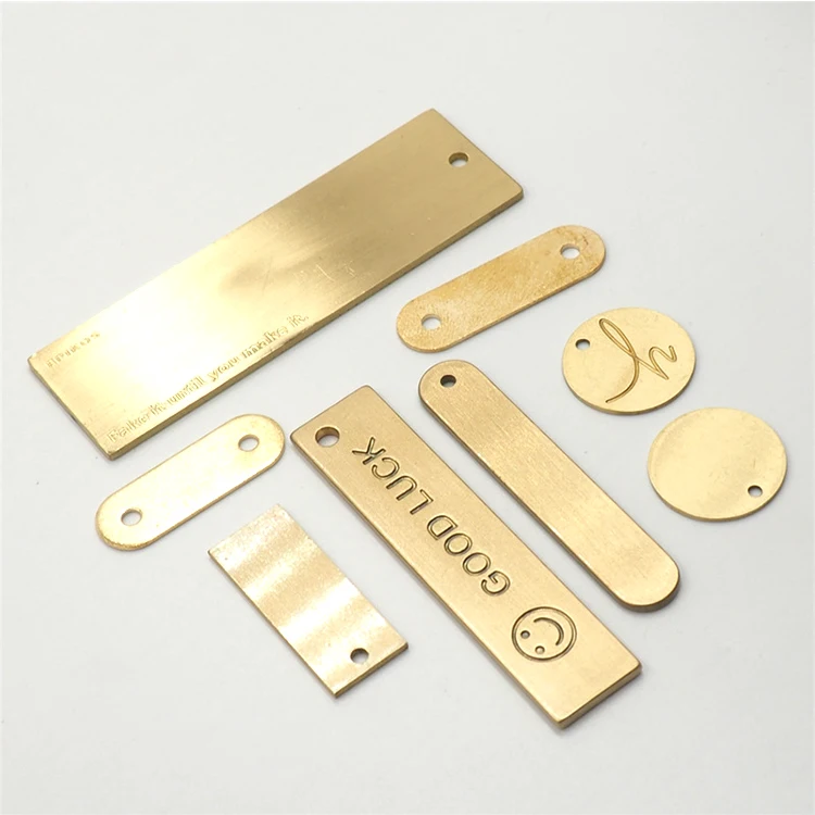 Аксессуары для сумок металлические бирки с логотипом брелок подвеска украшение индивидуальный дизайн этикетки твердая латунная табличка