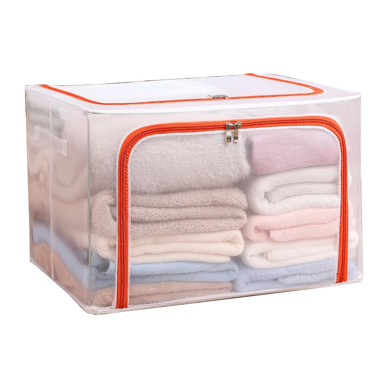 Fabric storage box quilt toy clothing bag dormitory folding and sorting box storage box household