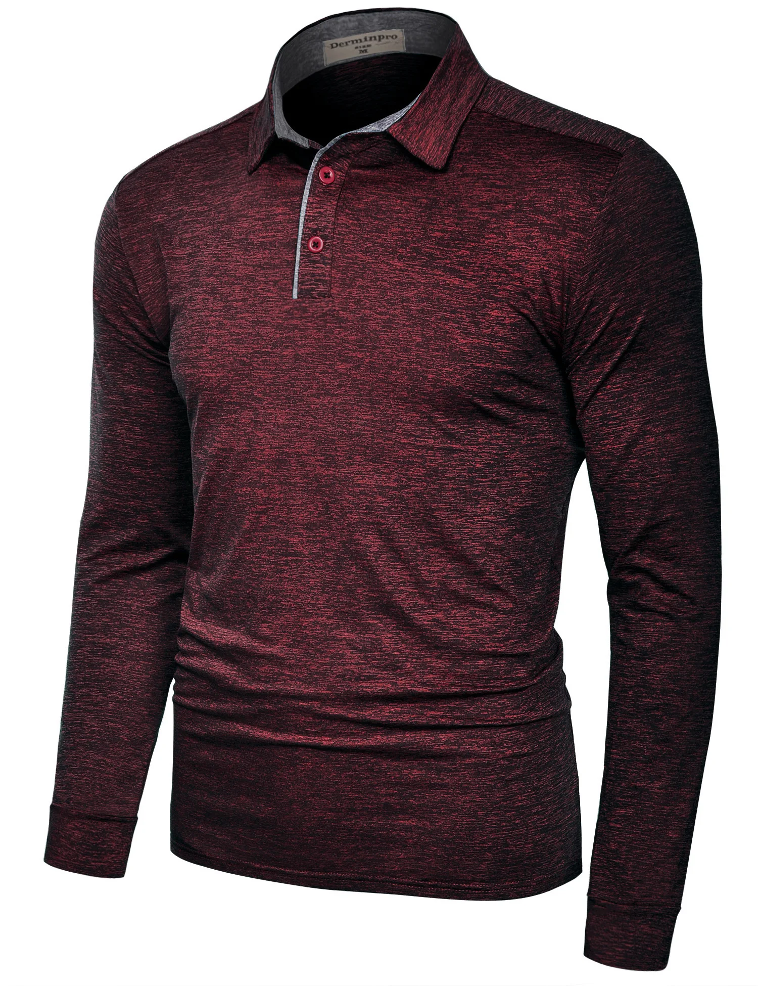 Wholesale clothing best seller OEM logo custom colors mens long sleeve polo t shirt