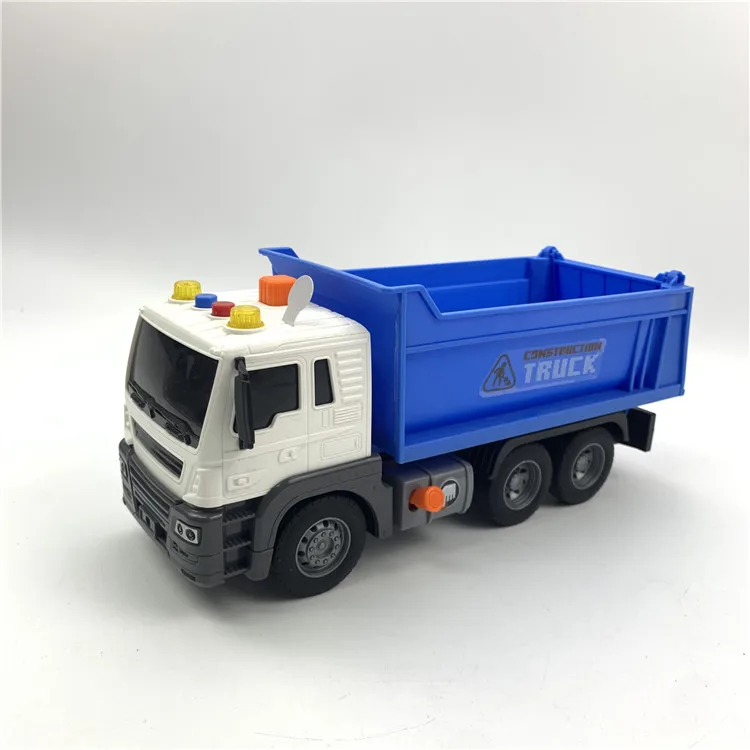 New Arrival 2024 Top Seller Children Toy Inertial Construction Truck Multi Function With Music And Light Generating Gas