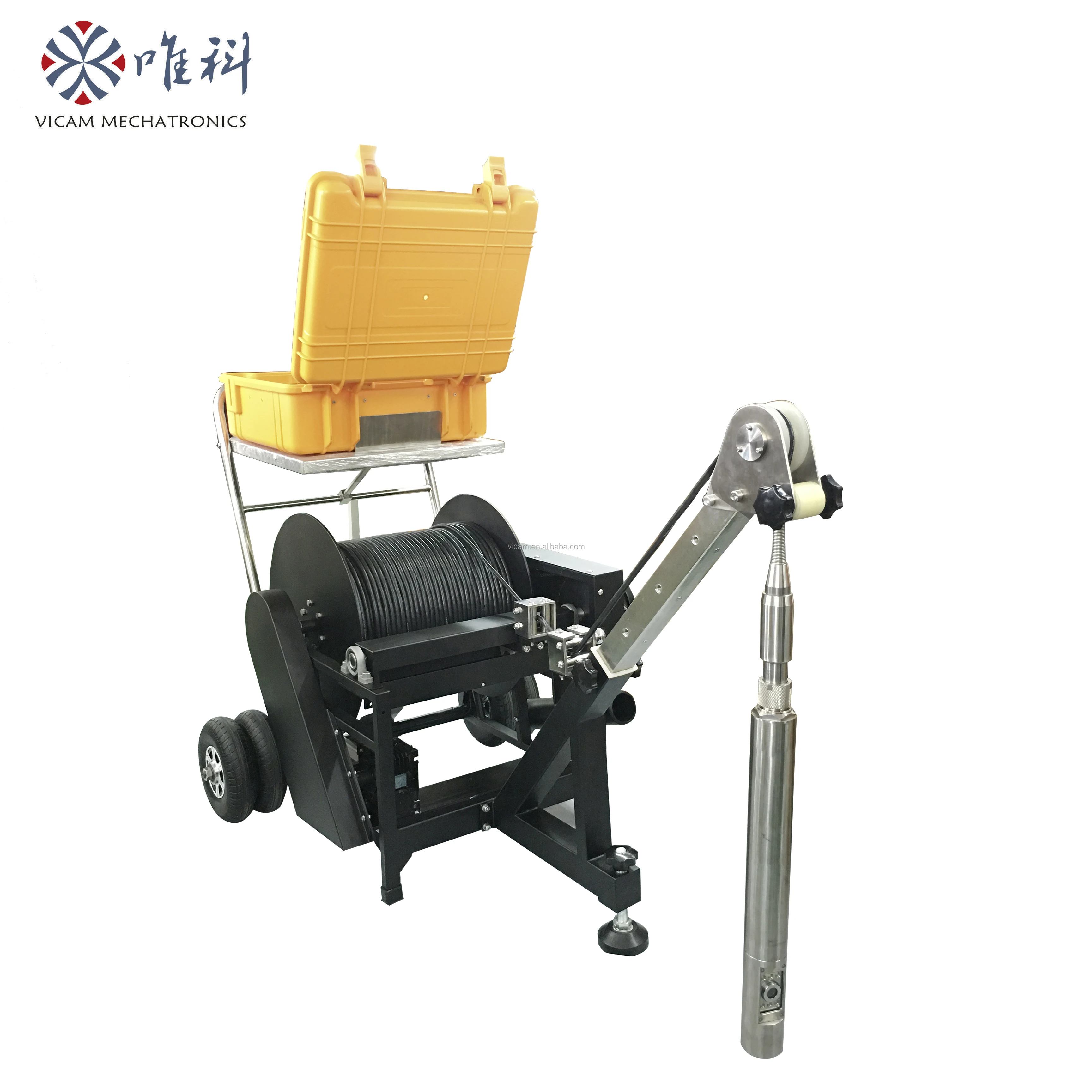 Vicam New model 360 degree rotate borehole camera with built in compass and temperature sensor V10-BCS