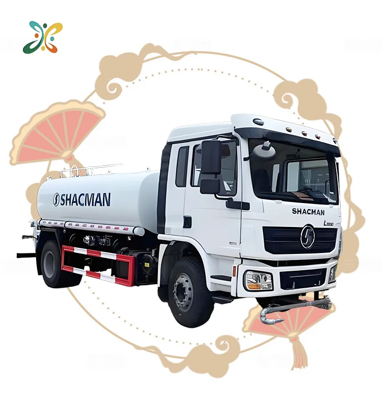 Shacman 4X2 L3000 10000L Fuel Tanker Truck Equipped Refilling Machine Oil Tank Transport Truck To Central Asian