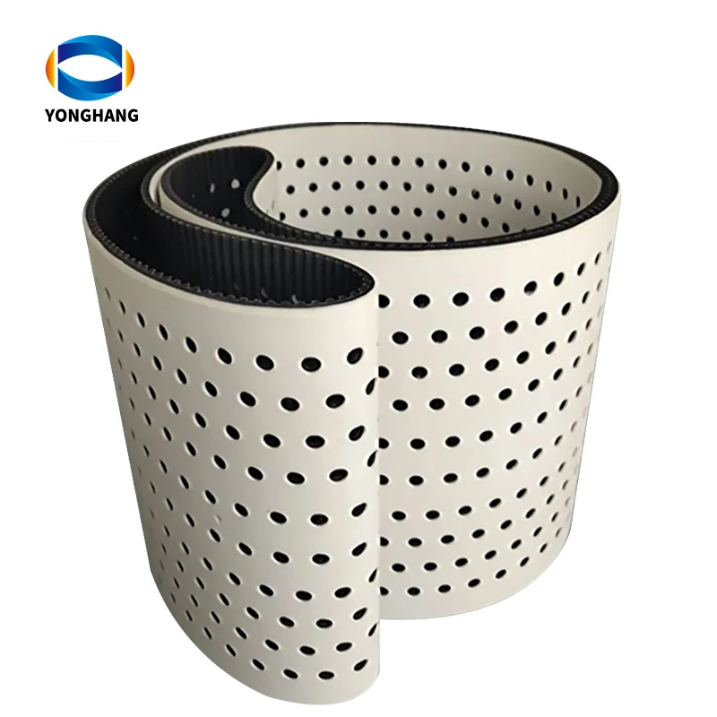 High temperature resistance and anti-sticking silicone timing belt for paper pulp plants ,food Processing