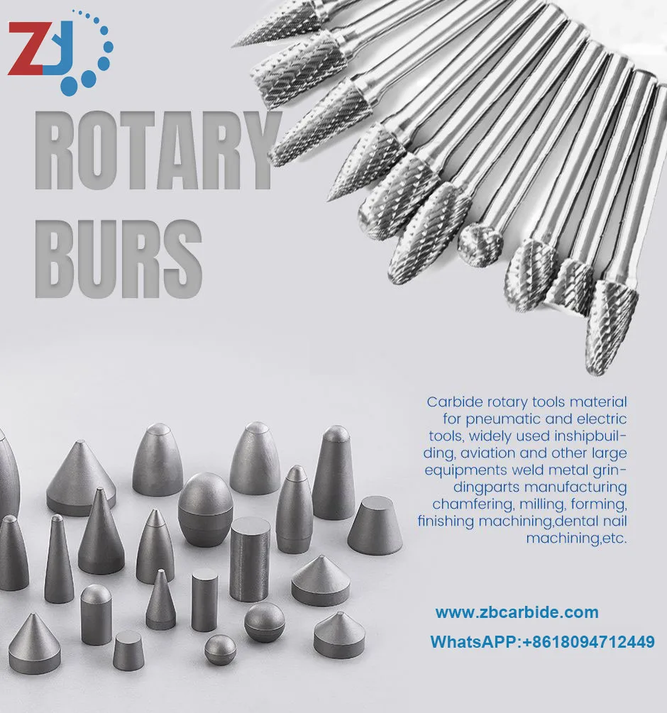 China manufacturer Tungsten Carbide Rotary Burr sets