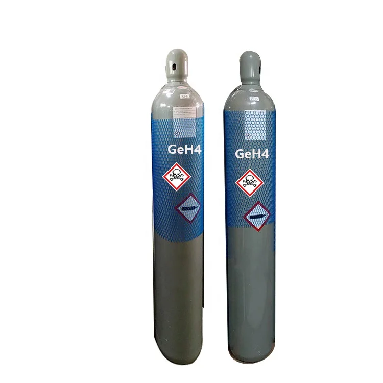 
For semiconductor device fabrication Mixture Gases 99.9999% TMB MMS SiH4 GeH4 B2H6 With H2 N2 He And Ar 