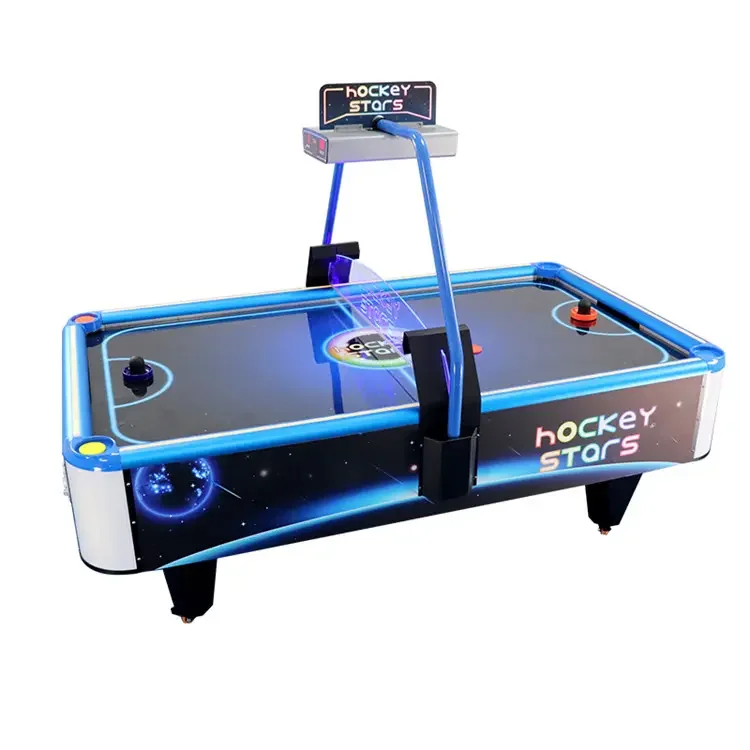 Indoor entertainment coin operated table air hockey game machine for kids park amusement center