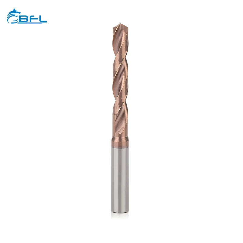 BFL Tungsten Solid Carbide 2 Flute Twist Drill Bit CNC Drilling Tool