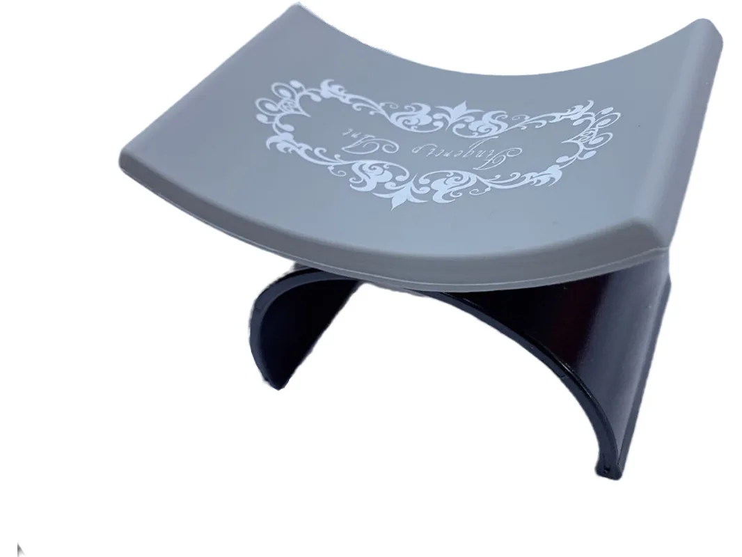 New U Shape Nail Hand Pillow for Manicure Hand Arm Rest Holder Washable Soft Silicone Palm Rests Stand Nail Salon Art Pillow