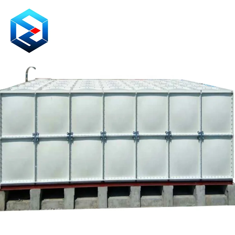 Professional Manufacturer GRP Elevated Water Tank for Potable Water Storage Tank Panel Bolted Connection Size Customized