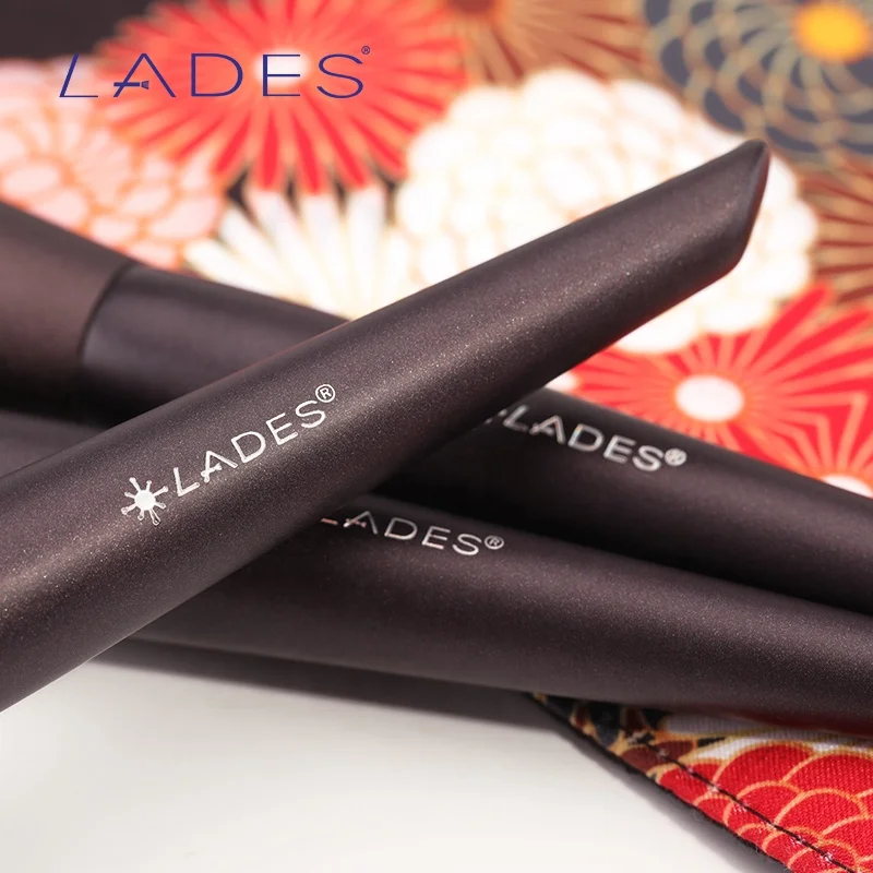 Новое поступление, Профессиональные кисти для макияжа MSQ, 10 шт., набор темно-коричневых кистей для макияжа с матовой ручкой