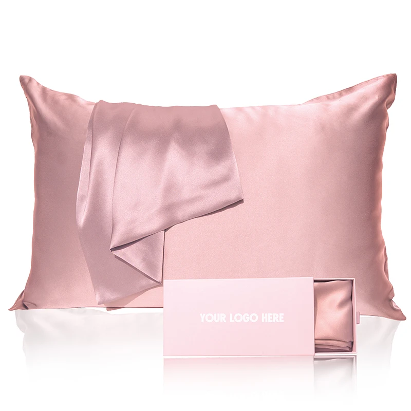 6A grade 100%mulberry silk pillowcase satin pillowcase sleeping bed satin silk pillow case