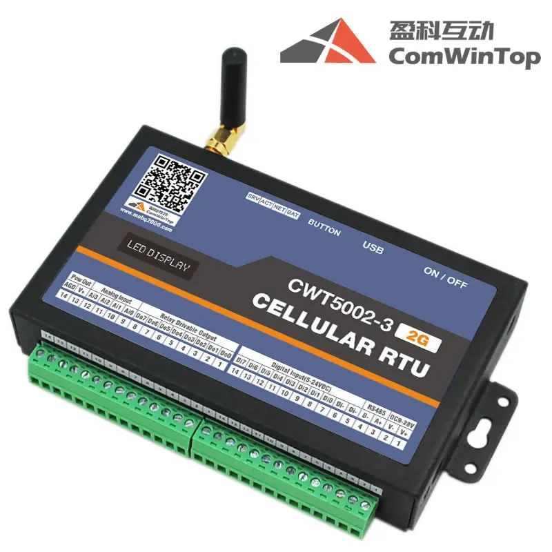 Industrial Iot M2M Telemetry Modbus 3g Sms Gsm Gprs Wifi SCADA Rtu Controller Module Modem Gateway Device With Oled