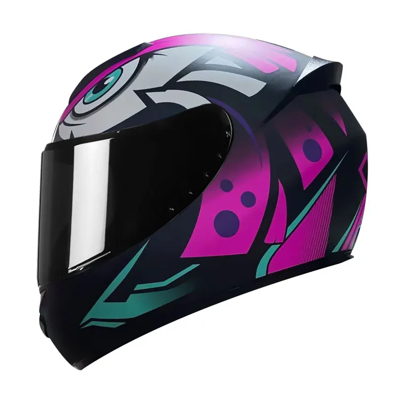 Переключение адаптивной кликовой выпуск щит incluido casco de moto cascos