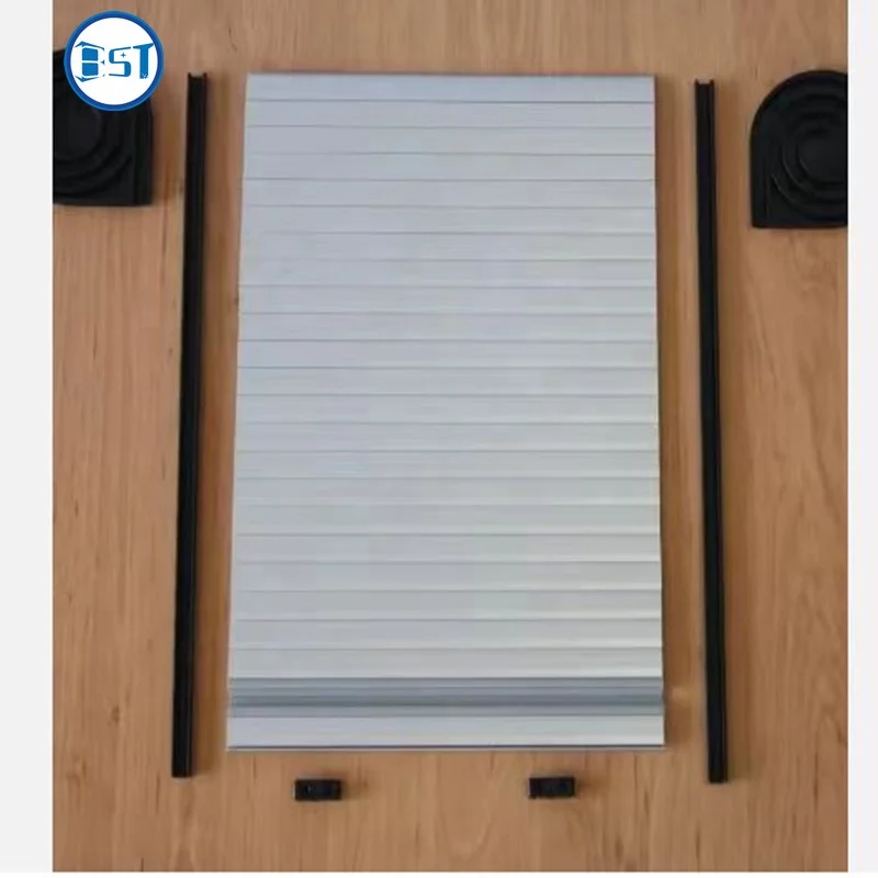 Furniture Plastic roller shutter slat for kitchen pvc abs vertical caravan tambour door for RV