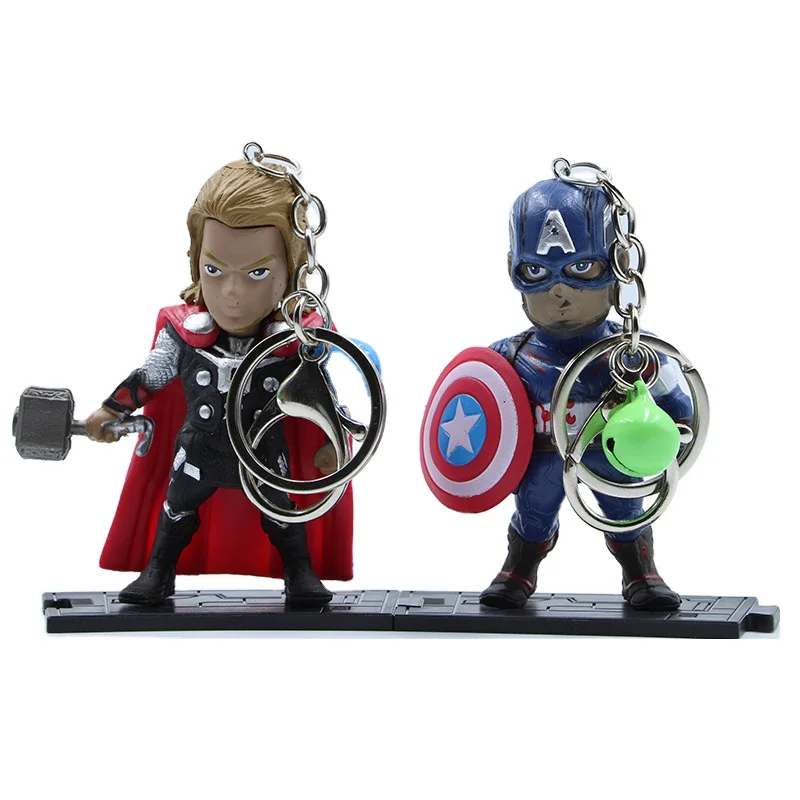 Custom iron man Thor Hulk Promotional Gifts Super Hero Hot Sale Keychain Price Larger Mexican Keychain